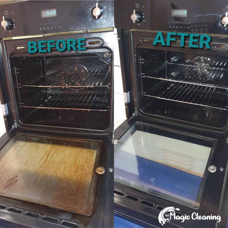 double oven cleaning before and after results